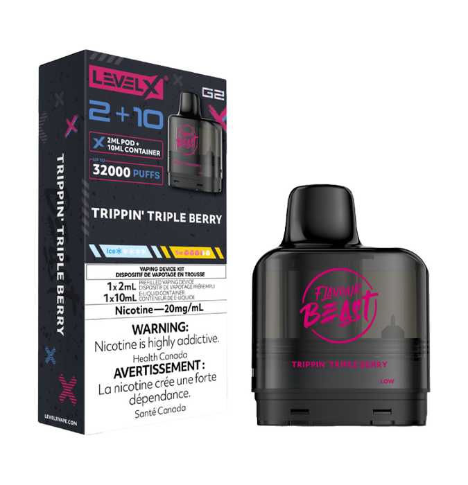LEVEL X G2 POD 2+10ml - FLAVOUR BEAST