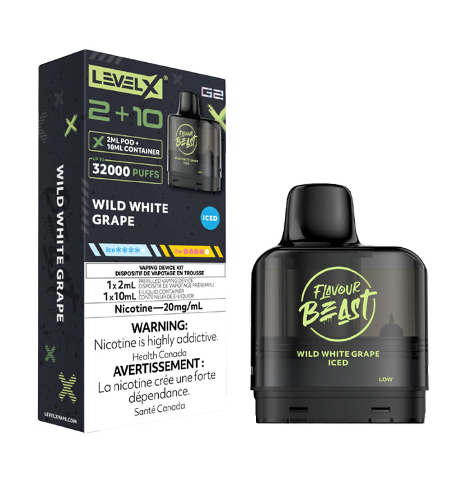LEVEL X G2 POD 2+10ml - FLAVOUR BEAST