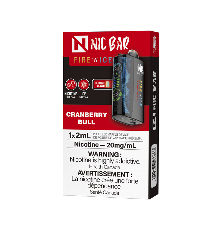 NIC BAR FIRE 'N' ICE DISPOSABLE VAPE 60K Ok Vapor NIC BAR FIRE 'N' ICE DISPOSABLE VAPE 60K Ok Vapor