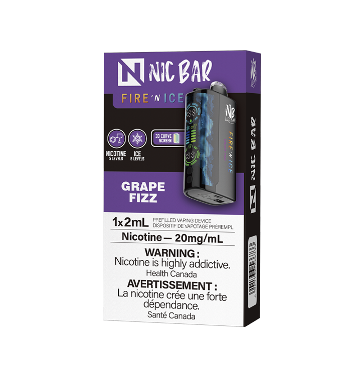NIC BAR FIRE 'N' ICE DISPOSABLE VAPE 60K