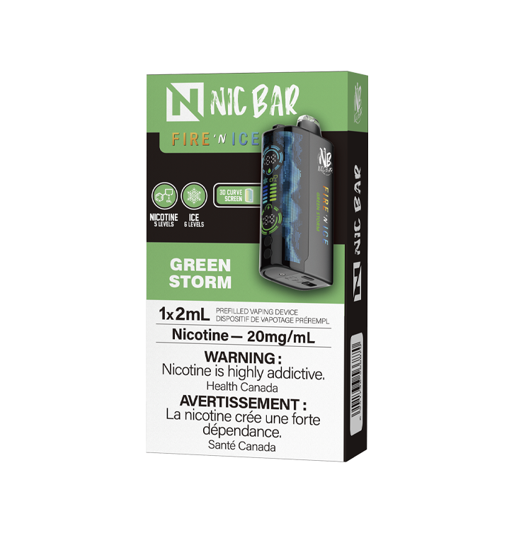 NIC BAR FIRE 'N' ICE DISPOSABLE VAPE 60K