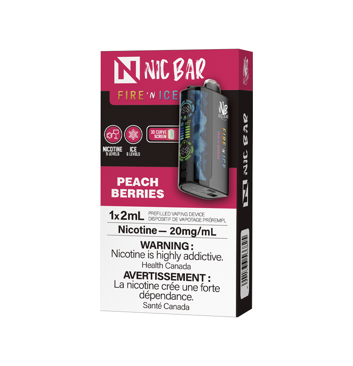 NIC BAR FIRE 'N' ICE DISPOSABLE VAPE 60K