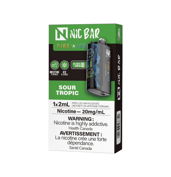NIC BAR FIRE 'N' ICE DISPOSABLE VAPE 60K