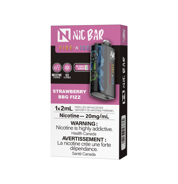 NIC BAR FIRE 'N' ICE DISPOSABLE VAPE 60K Ok Vapor NIC BAR FIRE 'N' ICE DISPOSABLE VAPE 60K Ok Vapor