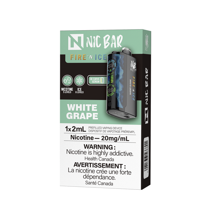 NIC BAR FIRE 'N' ICE DISPOSABLE VAPE 60K Ok Vapor NIC BAR FIRE 'N' ICE DISPOSABLE VAPE 60K Ok Vapor