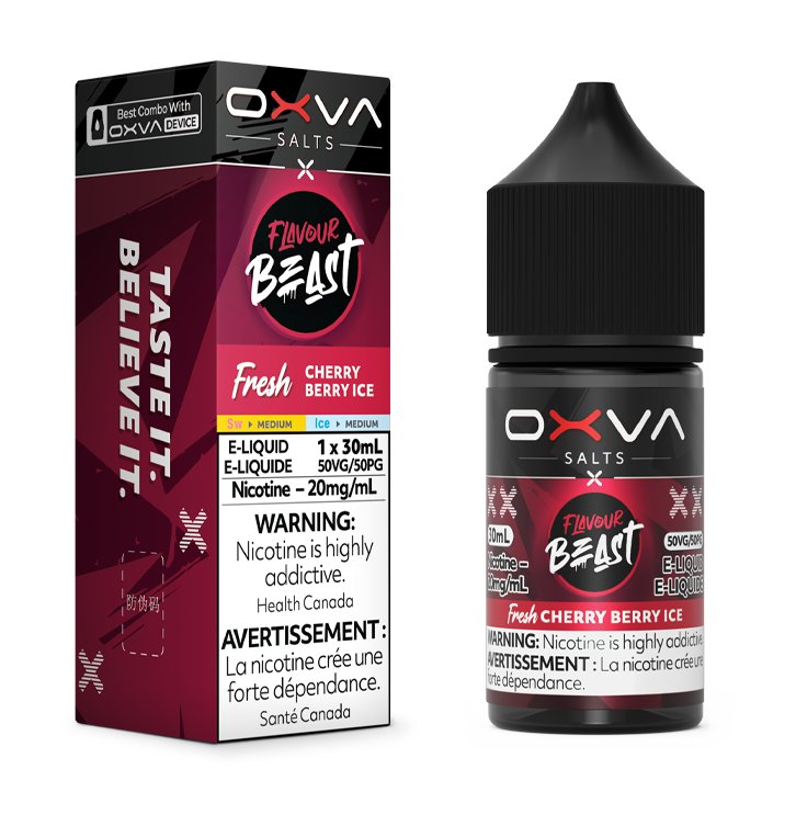 OXVA X FLAVOUR BEAST - FRESH CHERRY BERRY ICE