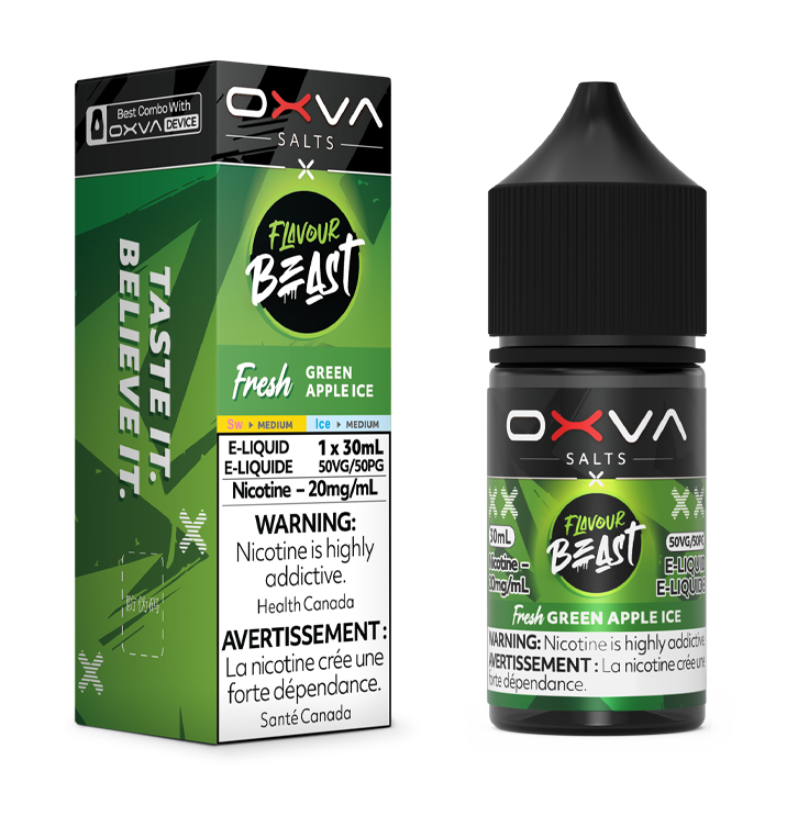OXVA X FLAVOUR BEAST - FRESH GREEN APPLE ICE