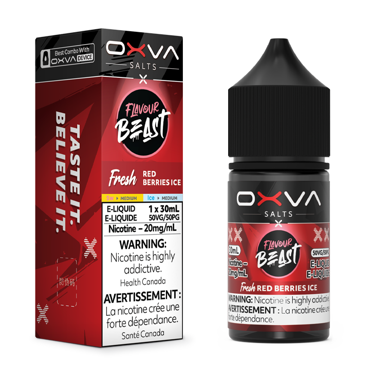 OXVA X FLAVOUR BEAST - FRESH RED BERRIES ICE