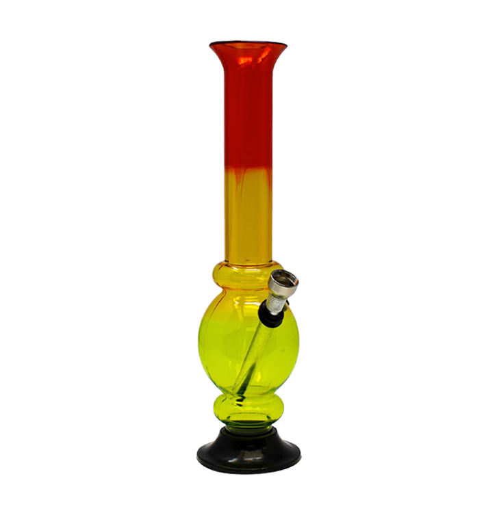 Rasta Acrylic Bong 10"
