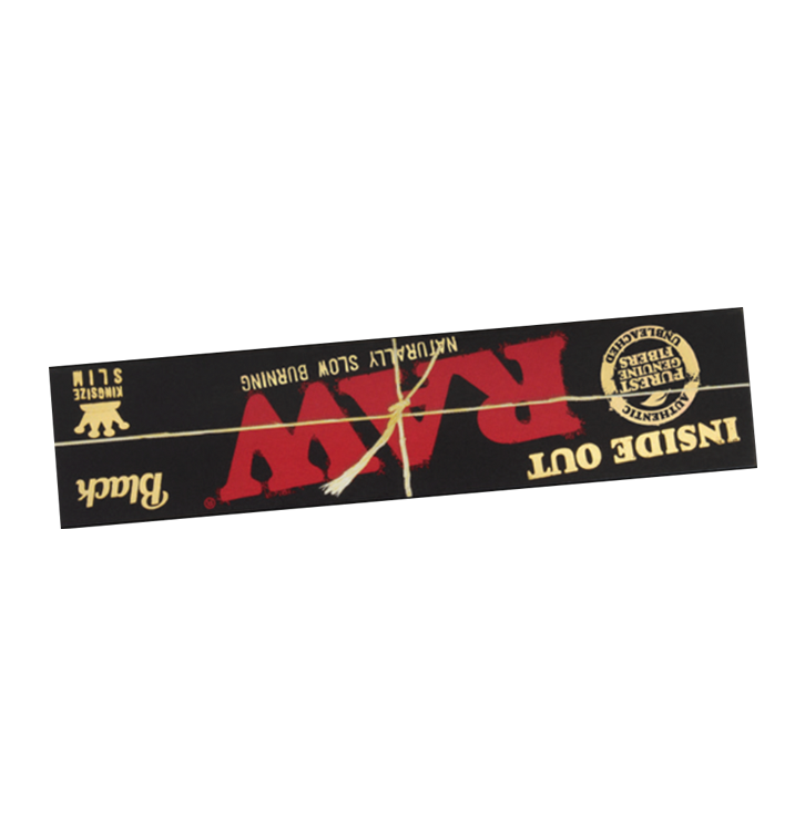 RAW BLACK INSIDE OUT ROLLING PAPERS