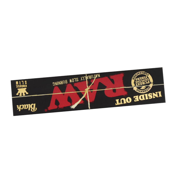 RAW BLACK INSIDE OUT ROLLING PAPERS