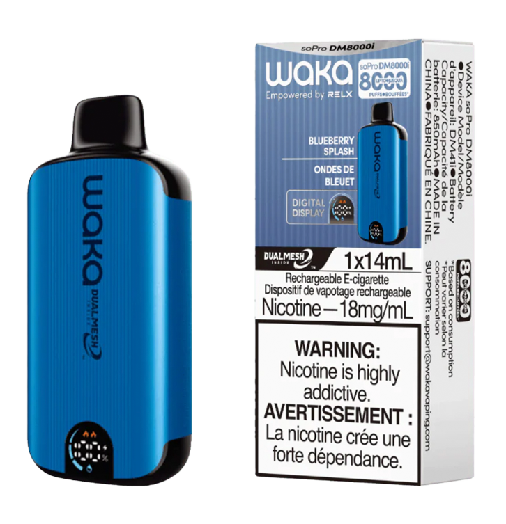RELX WAKA SoPRO DM8000 DISPOSABLE VAPE