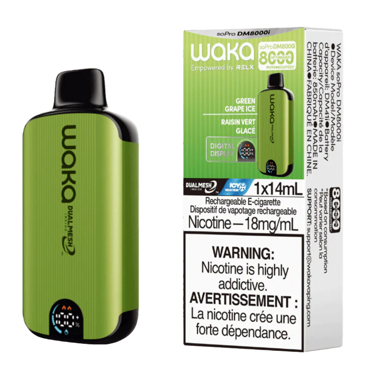 RELX WAKA SoPRO DM8000 DISPOSABLE VAPE