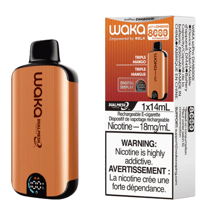RELX WAKA SoPRO DM8000 DISPOSABLE VAPE