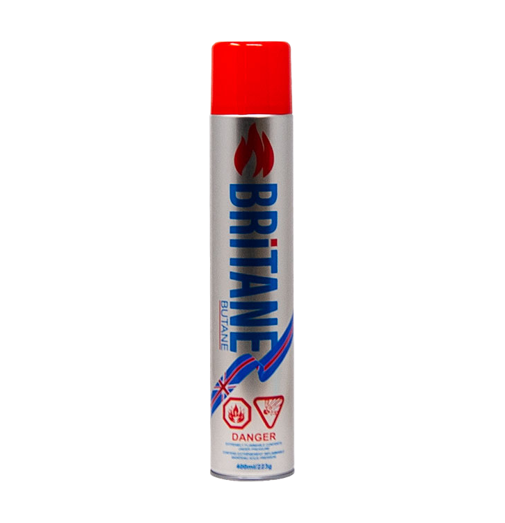 Britane Ultra Refined Butane Gas 400ml