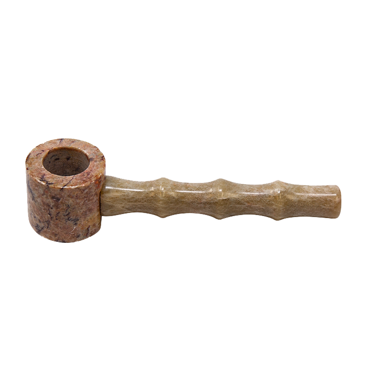 Carved & Hammer Stone Pipe