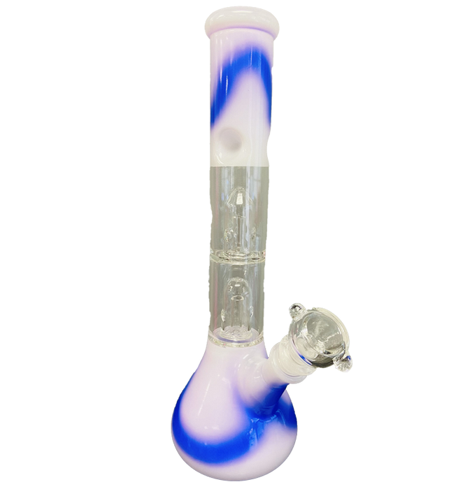 Tie & Die Double Perk Glass Bong