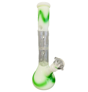 Tie & Die Double Perk Glass Bong
