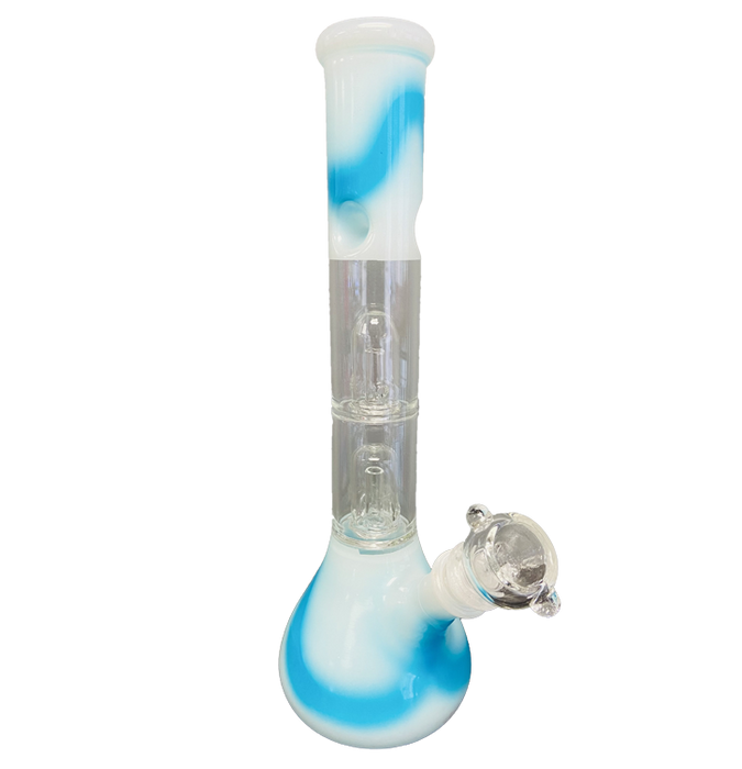 Tie & Die Double Perk Glass Bong